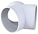 MyLifeUNIT 3 Way Duct Connector, 6 Inch Duct Splitter for Exhaust Fan Dryer Vent Hose, Y Shape