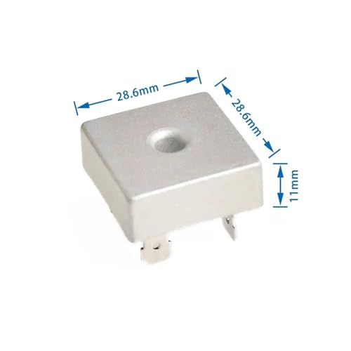 Diodo rectificador de puente KBPC5010 50A 1000V componente electrónico de potencia 4