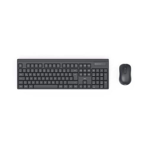 Price comparison product image Hama WKM-100 Wireless Keyboard with Mouse,  Wireless,  Batteries,  QWERTY UK