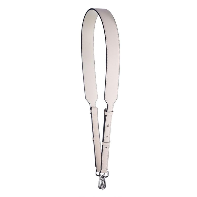 Bandoulières de sac à main de remplacement en cuir beige argent