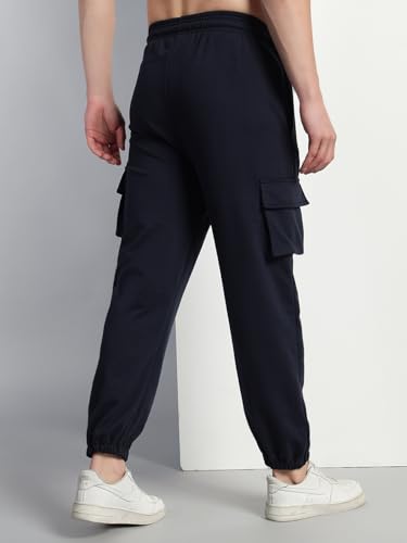 Image of Q - RIOUS Men Cargo || Men Cargo Pants || Men Cargo Pants Cotton || Cargos for Men, Black, 28
