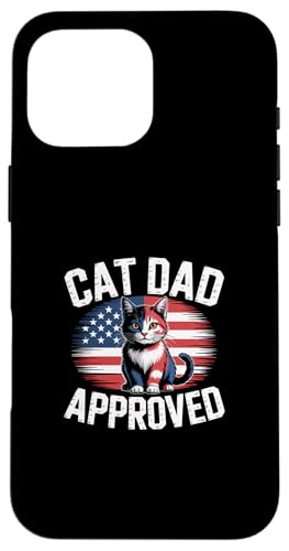 Cat Dad Approved �X�}�z�P�[�X iPhone 16 Pro Max �p