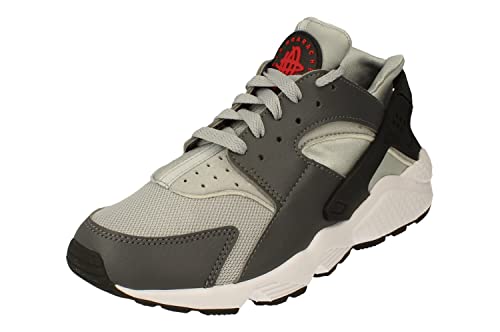 Nike Air Huarache Hombre Running Trainers DV3504 Sneakers Zapatos (UK 5.5 US 6 EU 38.5, Wolf Grey Black Dark Grey 001)