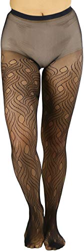 Image of ToBeInStyle Women's Sexy Vibrant Fine Classic Fishnet Full Footed Pantyhose