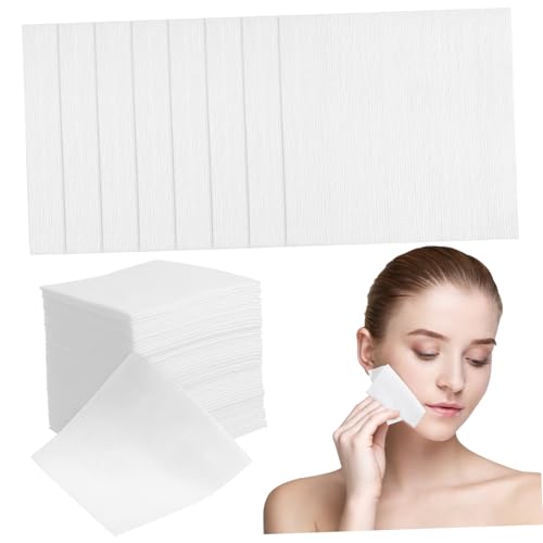 INOOMP 400 Piezas Toallitas Desmaquillantes No Tejidas Unidades Suaves y Portátiles para Limpieza Facial Múltiple Casa y Viaje Práctico