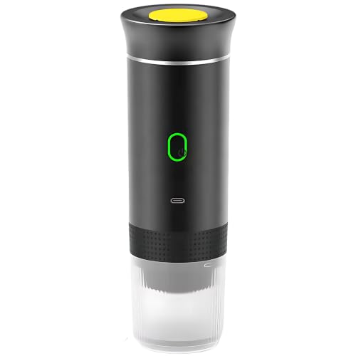 Astur Group Macchina Caffè Portatile a Capsule Ricaricabile USB, Multicapsula e Caffè Macinato, Riscaldamento Automatico