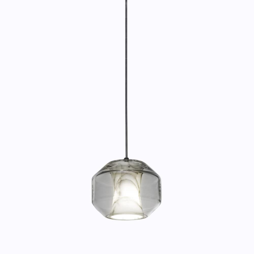 Lámparas colgantes ajustables de diseño creativo nórdico en cristal texturizado exclusivo