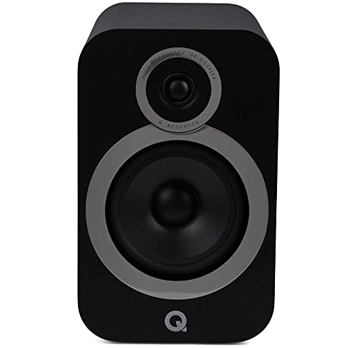 Q Acoustics 3030i Noir Enceintes Bibliothèques (la Paire) - Les Beatles, Paul McCartney, John Lennon, RIngo Starr, George Harrison Q Acoustics 3030i Noir Enceintes Bibliothèques (la Paire) – Image 7