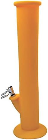 Silicone Travel Foldable Unbreakable Art Hose 13.7" High (Yellow)