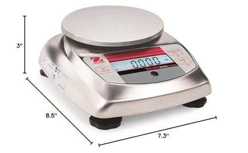 Báscula Ohaus Valor 3000 Precisión Compacta Acero Inoxidable miniatura 2