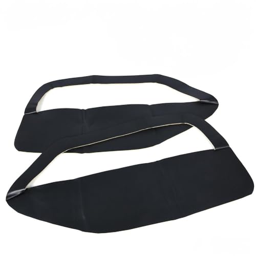 DOTCOM Door Panel Insert Card Covers Kit Replacement Leather Compatible With 2005 2006 2007 2008 2009 Ford Mustang Black Synthetic