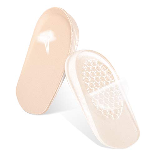 Kalevel Heel Lift Insert Shoe Height Increase Insole Men Women 1.5 cm Height Increasing Inserts Elevator Shoes Insole (Skin Color - 0.6â€ Height)