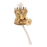 Durabilité : fabriqué en métal et en corde de jute, ce produit est résistant et . il convient aux mèches de lampes à huile et à pétrole