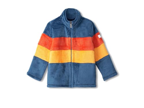 Hatley Boys' Koi Colour Block Fuzzy Fleece Zip-up (Toddler/Little Big Kid)