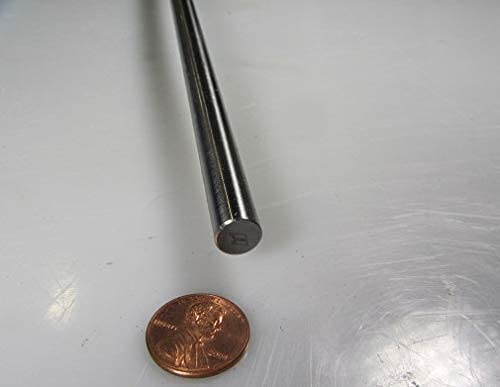 1566 Carbon Steel Hardened Precision Shaft .375" Diameter x 60" Long 1 pc