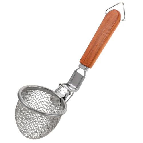 ULTECHNOVO Colador de Fideos Inoxidable con Ergonómico Escurridor de Pasta Doméstico de Drenaje de Colgar y Guardar Material Resistente