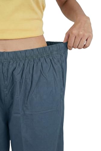 Image of Plaazo Women's Cotton Palazzo | Wide Leg Palazzo for Women | Soft Breathable High Waist Bottom Wear | Comfortable Casual, Office, Travel for Women