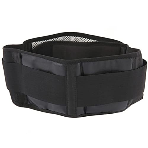 Faja lumbar auto-calentable con terapia magnética PartyKindom negra miniatura 1