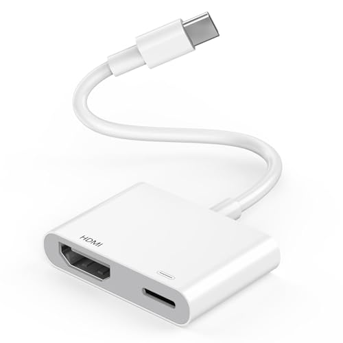 [Apple MFi�F��] USB C - HDMI�A�_�v�^�[ iPhone 17 16 15�p Type C �f�W�^�� AV �A�_�v�^�[ 4K UHD Thunderbolt - HDMI �A�_�v�^�[ ������ʃR�l�N�^�[ iPhone 17 16 15 