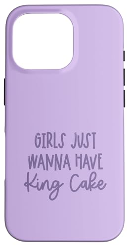 Girls Just Wanna have King Cake �}���f�B�O���r�[�Y �ʔ��� �X�}�z�P�[�X iPhone 16 Pro �p