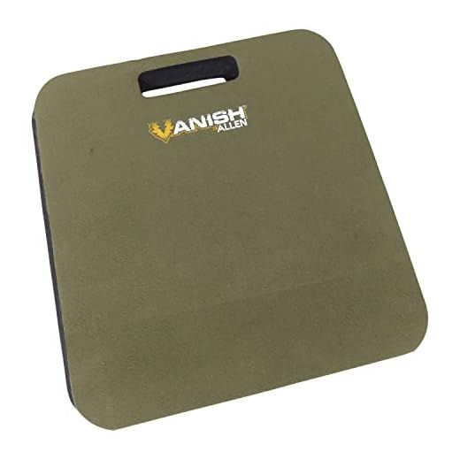 Allen Company Vanish Foam Seat Cushion, 13 x 14 x 2 inches - Olive Green