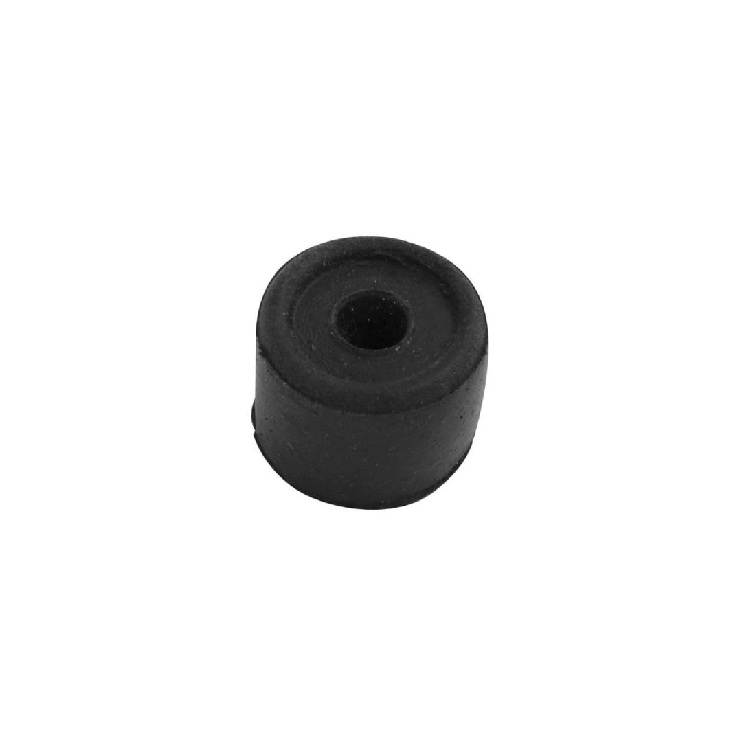 Vibe Rubber Door Buffer 33mm on Black, Door Stopper, Rubber Bumper to Protect Door, Walls, and Skirting for Internal Use