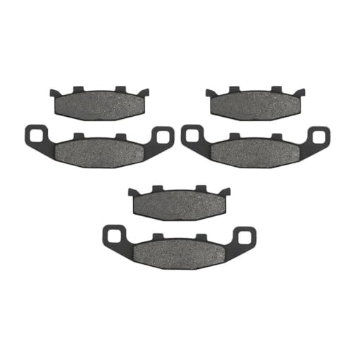 Plaquettes de frein avant arrière moto pour ZR750C Zephyr et GPX600R en kit de 3 paires
