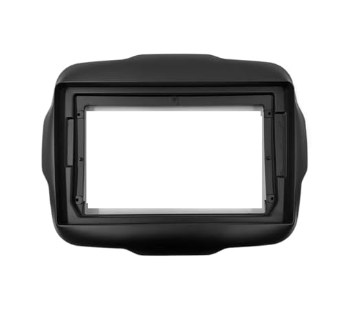 Kit Montage Autoradio 2 Din 9 Pouces pour Jeep pour Renegade 2016~2020 Cadre Panneau Carénage Plastique Autoradio Installation DVD GPS Mp5 Voiture Façade...