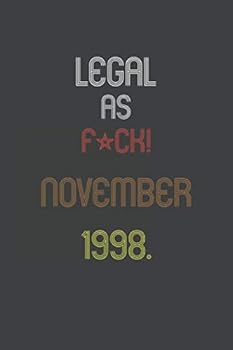 LEGAL As F*ck NOVEMBER 1998. Notebook