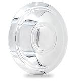 Wheel Accessories Parts 1 Pc Polished Stainless Steel Police Cap with Bow Tie 8.25' Diameter Fits Wheels with 7.00' Inner Ring Fits RALLEY Rally Wheels Only