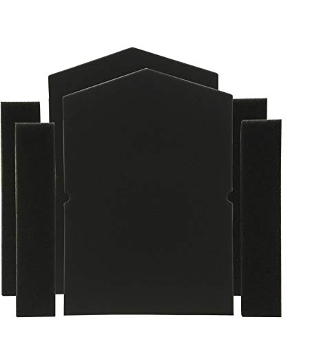 Ersatz Schaumfilter-Set passend für Miele Trockner | einsetzbar statt Miele Filter 6057930 und 9688381 (Nr.: 7358901) | Schwammfilter