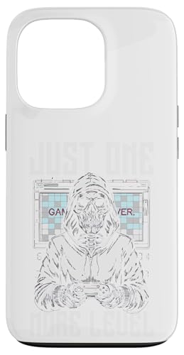 Just One More Level Skull �Q�[�}�[�f�U�C���B �X�}�z�P�[�X iPhone 13 Pro �p