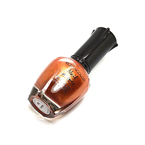 Kleancolor 1 Nail Polish 45 Copper Manicure Pedicure + Free Zipper Bag
