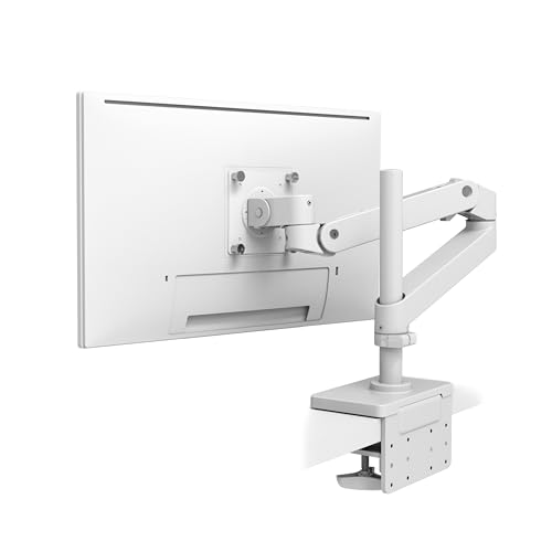 Image of Ergotron - Upgraded LX Pro Premium Monitor Arm, Single Monitor Desk Mount - fits Flat Curved Ultrawide Computer Monitors up to 34 Inches, 4 to 22 lbs, VESA 75x75mm or 100x100mm - Tall Pole, White