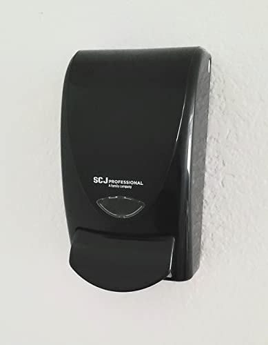Deb-Scj Professional Commercial Grade 1000 Ml (33.8 Fl Oz) Universal Soap Dispenser Manual Wall Mounted-Black #TOP30