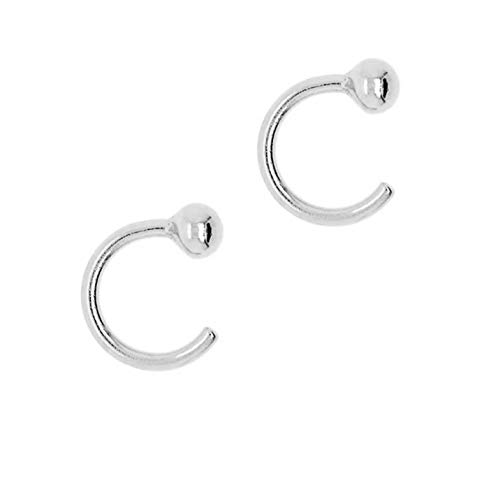 Faux piercing earCuff argent 925 pour porter un clip d'oreille tendance sans douleur