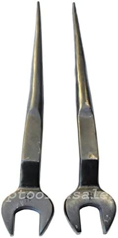2 Pc 1-1/4" & 1-1/8" Iron Worker Spud Wrench Tools 18" Long