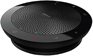 Jabra 7700-409 Speak 750 Speaker Phone - Unified Communications Certified Portable Conference Speaker with Bluetooth Adapter and USB - Connect with Laptops, Smartphones and Tablets