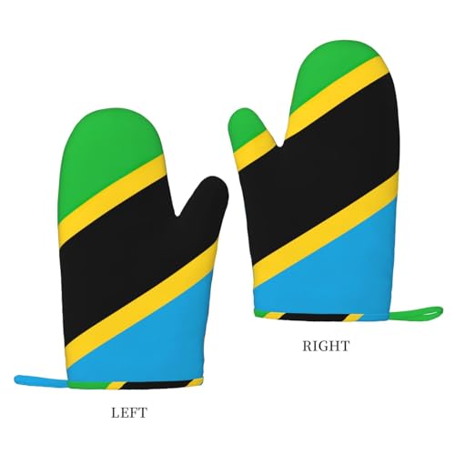Gants de cuisine et maniques imprimés Tanzanie - Idée cadeau originale - 3