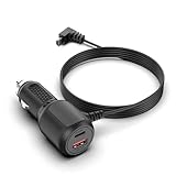 Car Charger for Garmin Nuvi GPS,Replacement for Garmin GPS Power Cord,Mini USB Car Charger Dual Port,USB Charging Cable for RV,zumo,eTrex,DriveSmart Series GPS,Black