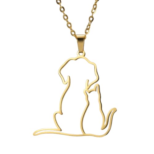 Collier câlin pour chiots et chatons, pendentif animal chien chat pour femme et fille