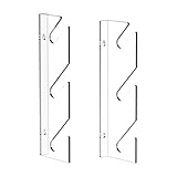 DeeRace スケート 壁掛けディスプレイラック クリア ロング整理用 3段収納ホルダー スケートハンガー ホームルーム ガレージ用