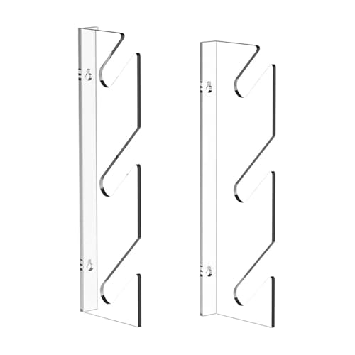 harayaa Skateboard Wall Mount Transparent Skateboard Storage Hanger for Home Room