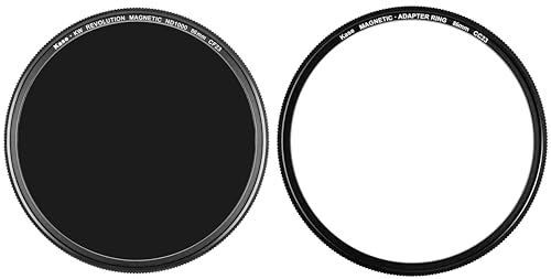 Filtro de vidrio óptico templado Kase Wolverine Revolution de 86 mm de 10 pasos