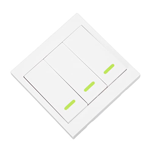 Interruptor de Parede, Interruptor de Luz Sem Fio de Alta Sensibilidade, Fácil Instalação, à Prova d