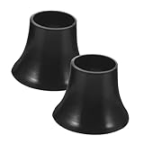 HOLIDYOYO 2個屋外用傘 用替え部品 長杆傘 用キャップ 傘の先端プロテクター 雨傘修理用アクセサリー 耐久性のあるゴム製