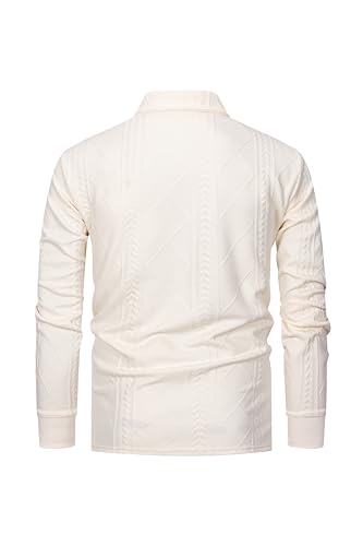 Men's Lapel Sweaters for Men Long Sleeve Knitted Button Pullover Warm Fashion Sweatshirts3