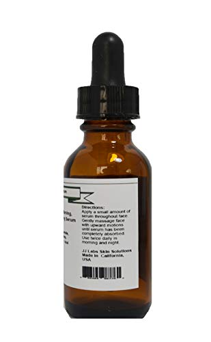 JJLabs Skin Solutions Glutathione Super Skin Brightening, Anti Aging Serum with Hyaluronic Acid (2.3oz)