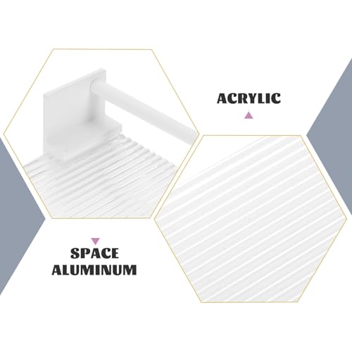 Étagère murale sans perçage compacte pour optimiser les petites salles de bain - 5