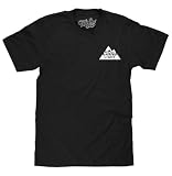 Tee Luv Men's Coors Light Cold As The Rockies Front and Back Beer Logo T-Shirt, Black, XXL